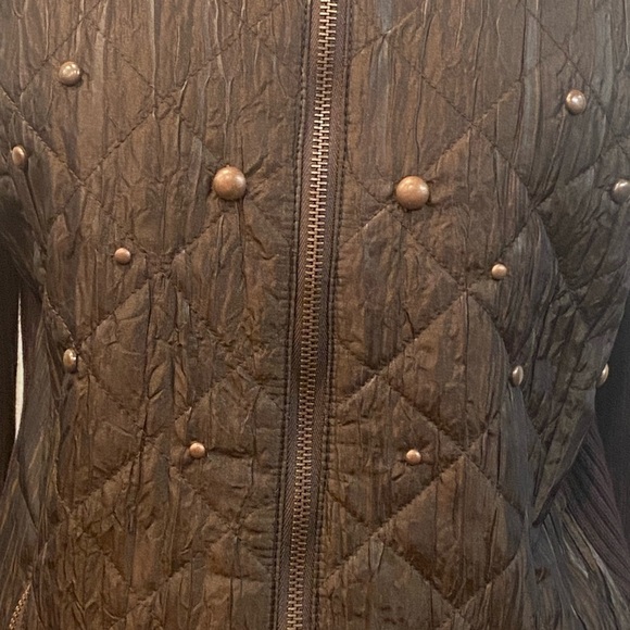 Spanner Fall jacket knit and nylon studded full zip Small - Picture 4 of 6